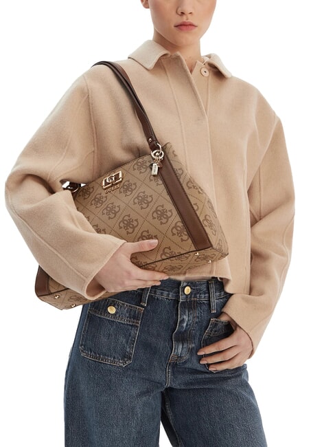 KARNILLA Shoulder bag latte logo / brown - Women&rsquo;s Bags