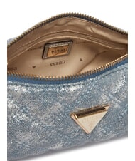 GUESS GIULLY 2 Mini shoulder bag metallic denim - Women&rsquo;s Bags - 5