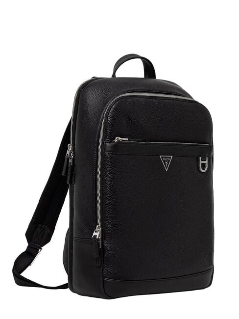 MONACO Leather backpack BLACK - Backpacks & School and Leisure