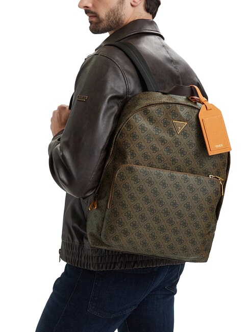 MILANO2 4G Print Backpack coffee - Backpacks & School and Leisure
