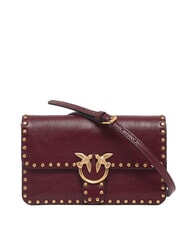 PINKO LOVE ONE SLOUCHY Mini shoulder bag intense currant-antique gold - Women&rsquo;s Bags - 3