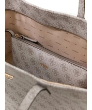 GUESS POWER PLAY 2 Shopping Bag dark taupe logo - Women&rsquo;s Bags - 3