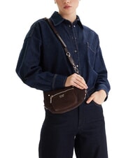 GUESS MARSHA Shoulder bag, in suede leather VERDONE - Women&rsquo;s Bags - 2