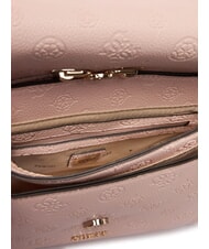 GUESS ANISE Mini shoulder bag / crossbody bag light rose logo - Women&rsquo;s Bags - 4