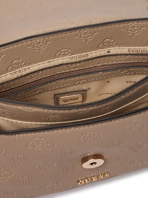 ANISE Mini shoulder bag / crossbody bag dark taupe logo - Women&rsquo;s Bags