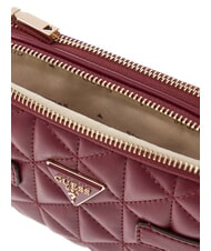 GUESS PAISLEIGH Mini shoulder bag Bordeaux - Women&rsquo;s Bags - 3
