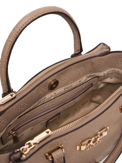 ANISE L Handbag, with shoulder strap dark taupe logo - Women&rsquo;s Bags
