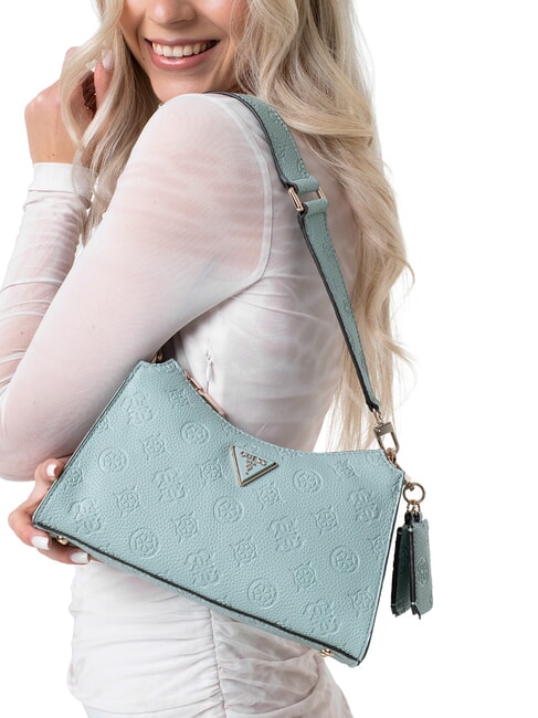 CRESIDIA II Shoulder bag with zip light sage logo - Women&rsquo;s Bags