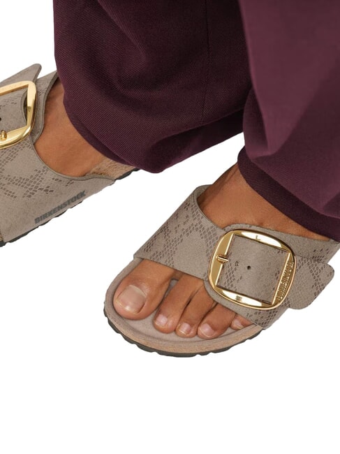 MADRID BIG BUCKLE Anatomical sandals python ray - Women&rsquo;s shoes
