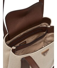 GUESS ALICE Shoulder bag natural/espresso - Women&rsquo;s Bags - 4