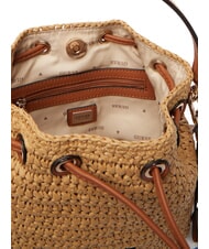 GUESS OFELIA Mini Bucket Bag with Shoulder Strap natural / cognac - Women&rsquo;s Bags - 4