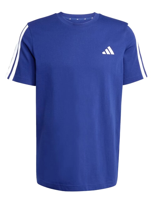 3 STRIPES Short-sleeved, crew-neck T-shirt blue - T-shirt