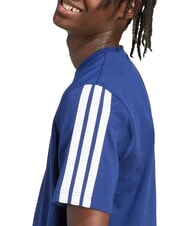 ADIDAS 3 STRIPES Short-sleeved, crew-neck T-shirt blue - T-shirt - 5