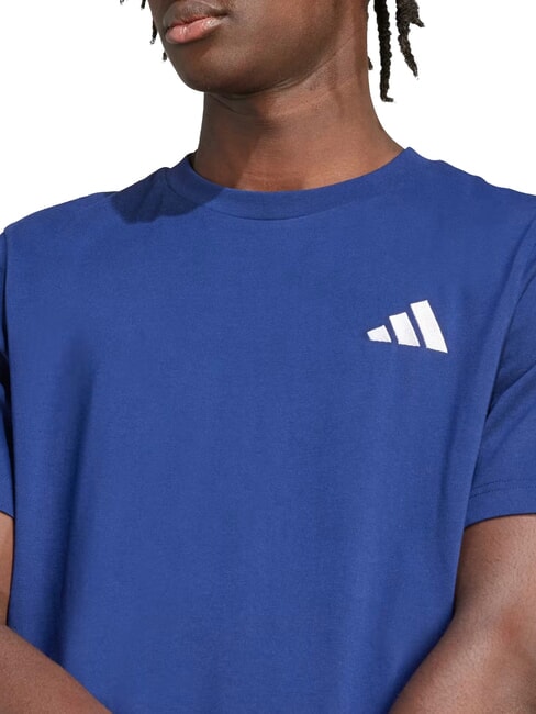 3 STRIPES Short-sleeved, crew-neck T-shirt blue - T-shirt