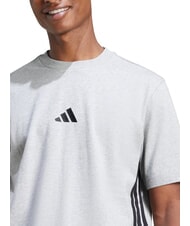 ADIDAS 3 STRIPES Short-sleeved, crew-neck T-shirt grey - T-shirt - 3