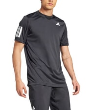 ADIDAS CLUB 3 STRIPES Tennis T-shirt black - T-shirt - 3