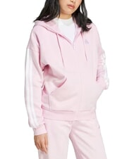 ADIDAS 3 STRIPES Zip-up hoodie pink - Women's Sweatshirts - 3