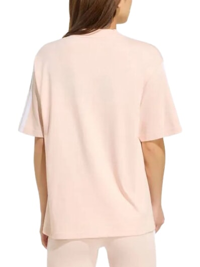 3 STRIPES Short-sleeved T-shirt, pure cotton pink - T-shirt