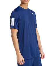 ADIDAS CLUB 3 STRIPES Tennis T-shirt blue - T-shirt - 3