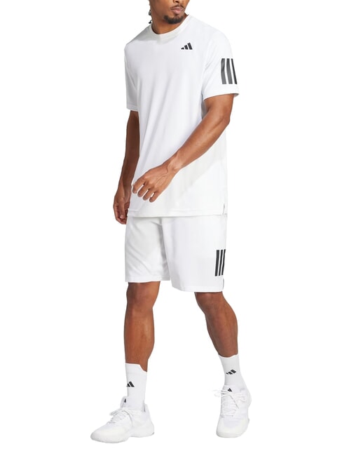 CLUB 3 STRIPES Tennis T-shirt white - T-shirt