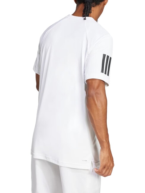 CLUB 3 STRIPES Tennis T-shirt white - T-shirt