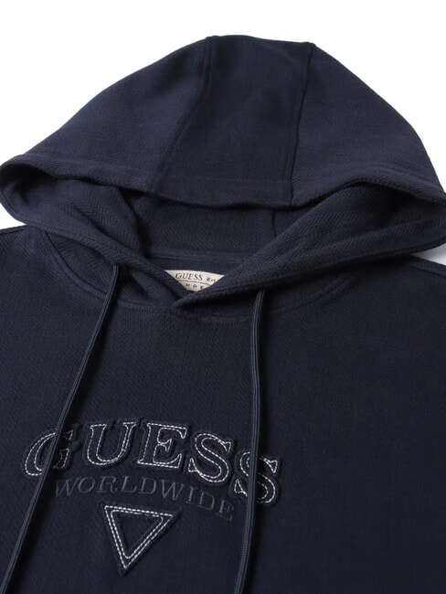TEXTURED PATCH LOGO Hoodie smartblue - Sweatshirts