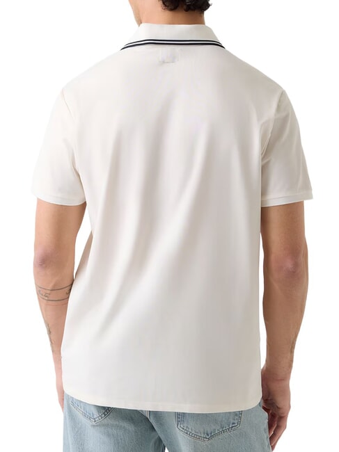 PAUL PIQUE Short-sleeved polo shirt salt white - Polo shirt