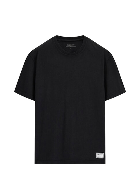ACID WASH Cotton T-Shirt jetbla - T-shirt