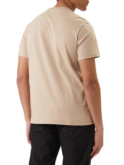 TERRY LOGO Cotton T-Shirt neutral sand - T-shirt