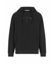GUESS TEXTURED PATCH LOGO Hoodie jetbla - Sweatshirts - 3