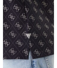 GUESS ALL OVER JACQUARD Pole allover 4g smart blue - Polo shirt - 3