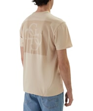 GUESS BASIC 4G MIST Cotton T-Shirt light oak multi - T-shirt - 2