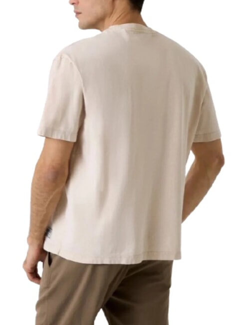 ACID WASH Cotton T-Shirt light oak - T-shirt