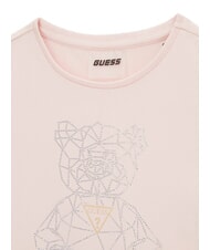 GUESS MINIME Cotton T-shirt dream pink - Child T-shirt - 3