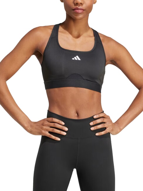 PWRCT Sports bra, square neckline black - Women's Underwear
