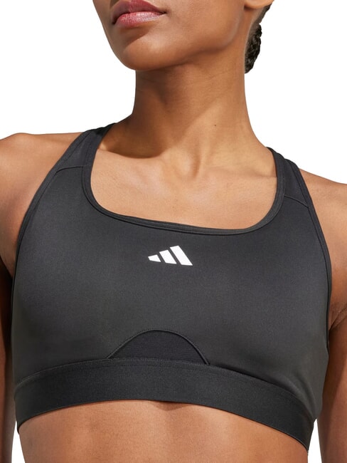 PWRCT Sports bra, square neckline black - Women's Underwear