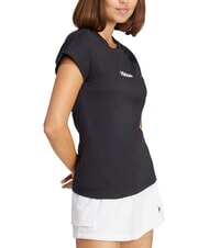 ADIDAS LINEAR Short-sleeved T-shirt, pure cotton black - T-shirt - 3