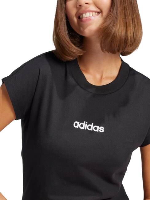 LINEAR Short-sleeved T-shirt, pure cotton black - T-shirt
