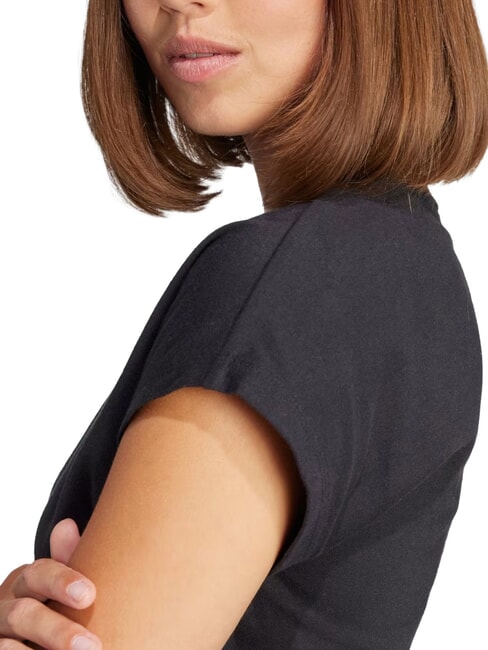 LINEAR Short-sleeved T-shirt, pure cotton black - T-shirt