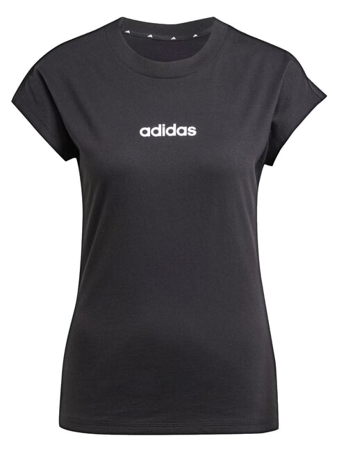 LINEAR Short-sleeved T-shirt, pure cotton black - T-shirt