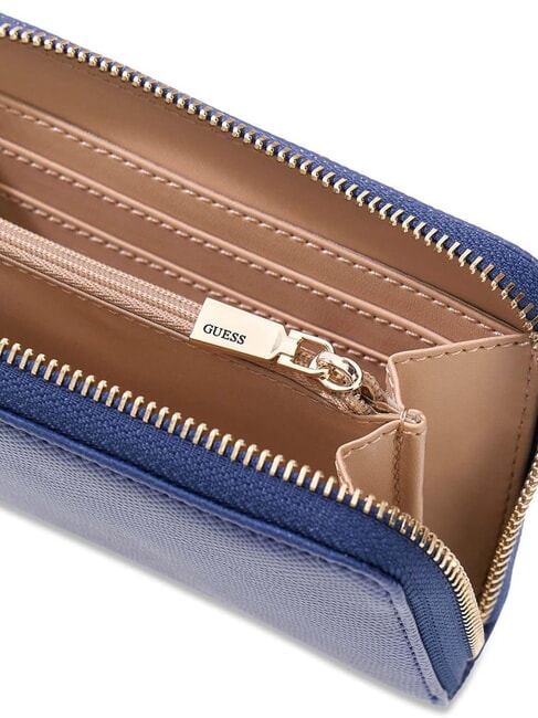PATSIE Medium Zip Around Wallet BLUE - Women&rsquo;s Wallets