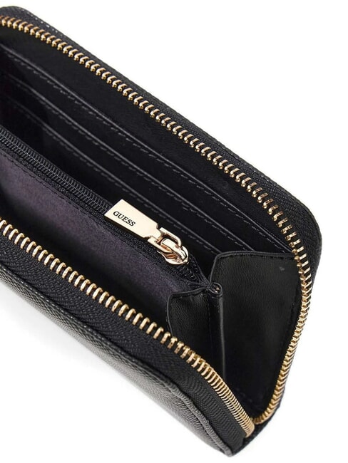 PATSIE Medium Zip Around Wallet BLACK - Women&rsquo;s Wallets