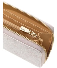 GUESS LAUREL 2 4G Logo Medium Zip Around Wallet bone logo - Women&rsquo;s Wallets - 3
