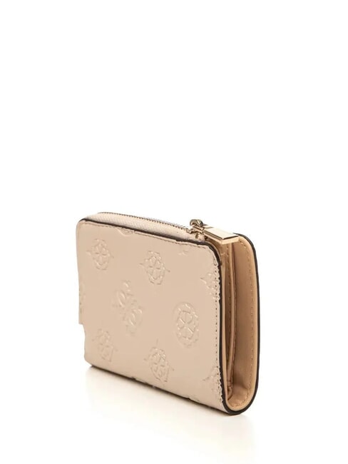 LAUREL 2 Medium zip-around wallet light taupe logo - Women&rsquo;s Wallets