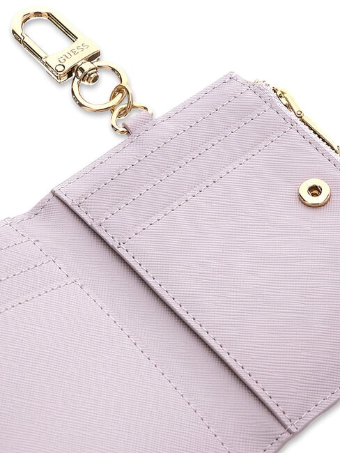 SAFFIANO Card holder with key ring lilac - Key holders