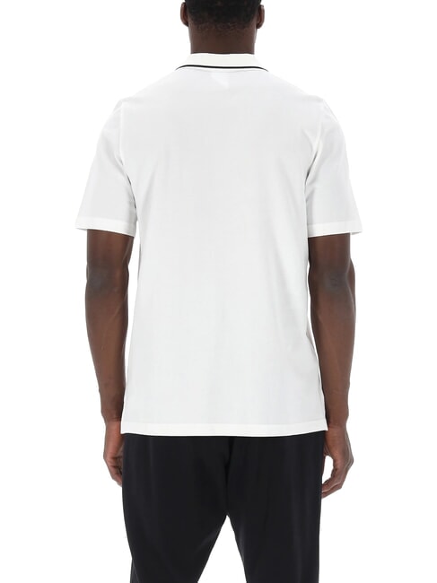 SMALL LOGO Short-sleeved polo shirt, pure cotton white - Polo shirt