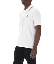 ADIDAS SMALL LOGO Short-sleeved polo shirt, pure cotton white - Polo shirt - 3