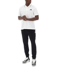 ADIDAS SMALL LOGO Short-sleeved polo shirt, pure cotton white - Polo shirt - 4