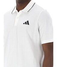 ADIDAS SMALL LOGO Short-sleeved polo shirt, pure cotton white - Polo shirt - 5