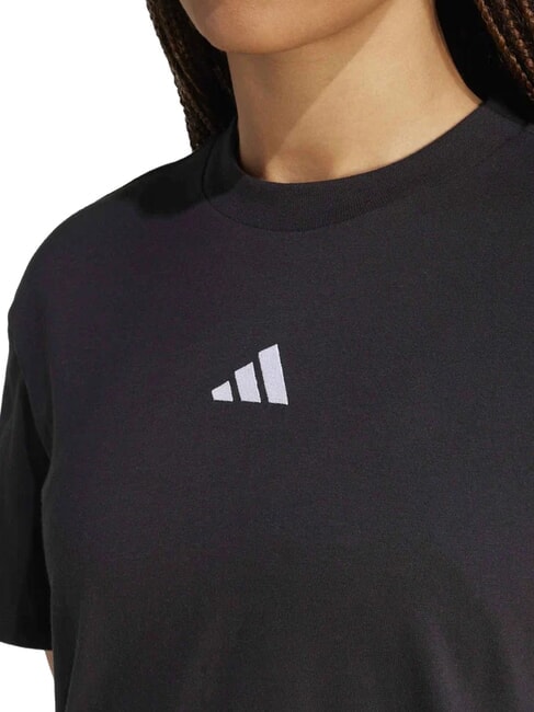 3 STRIPES Sports T-shirt, pure cotton black - T-shirt